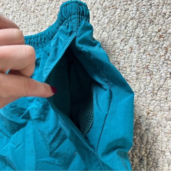 Speedo Vintage Board Shorts Mens Large 90s Teal Blue Embroidered Pockets - Picture 3 of 12